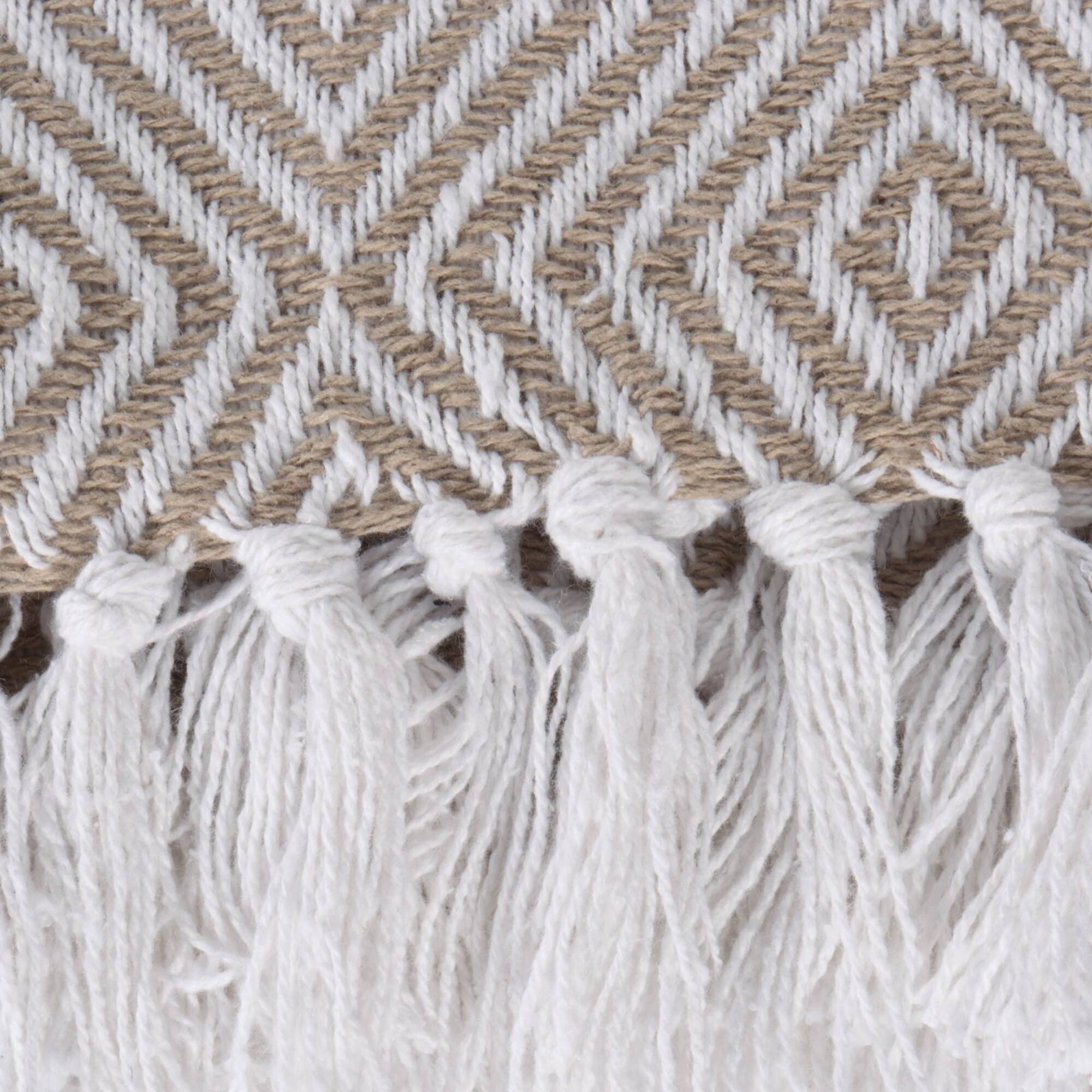 DII® Stone X-Diamond Geometric Throw